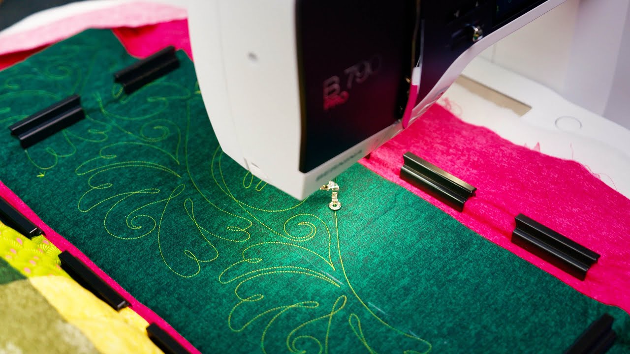 BERNINA Medium Border Clamp Hoop Tutorial – Easy Quilting in the Hoop