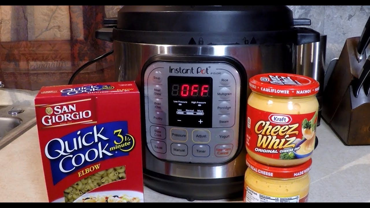 Instant Pot Mac and Cheez Whiz