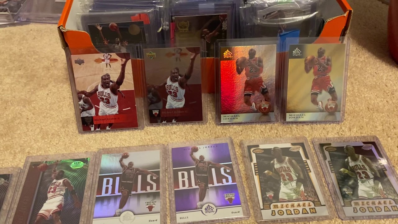 Michael Jordan rare inserts and other highly expensive cards(3,000 MJ cards)