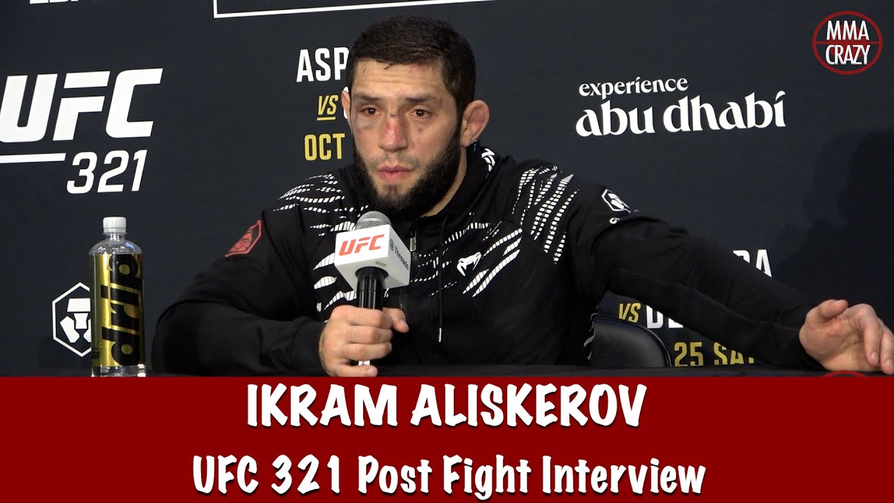 Ikram Aliskerov reveals main coach not happy but Khabib is happy with his performance at UFC 321
