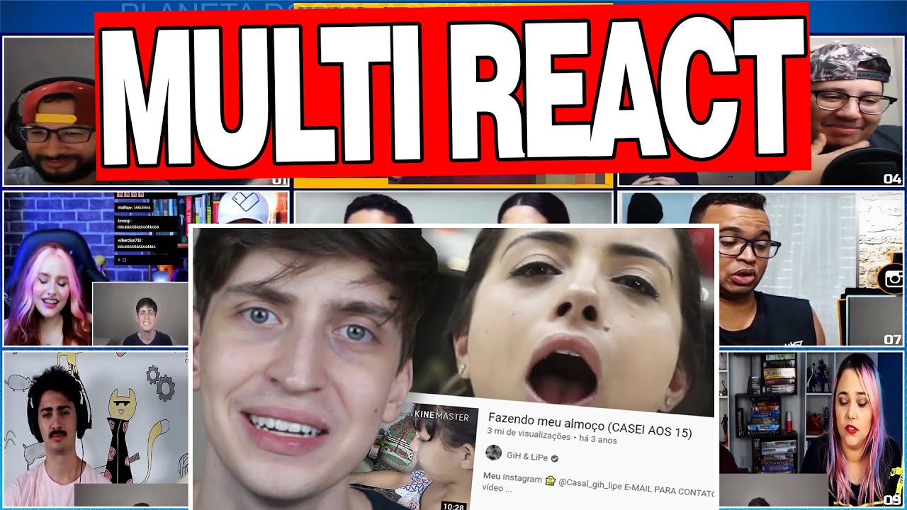 [MULTI REACT] NUNCA PESQUISE ''FAZENDO MEU ALMOÇO'' NO YOUTUBE (Felca)