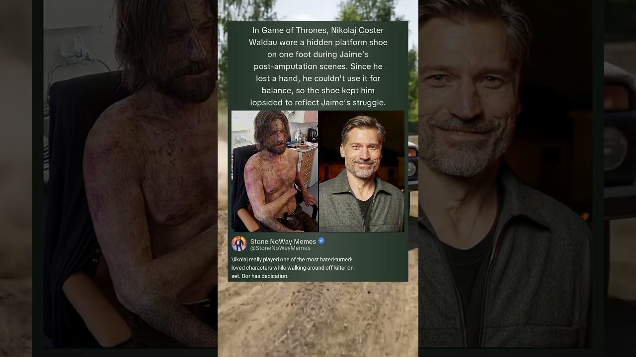 Uncover the sneaky secret behind Nikolaj Coster Waldau's footwear on Game of Thrones!