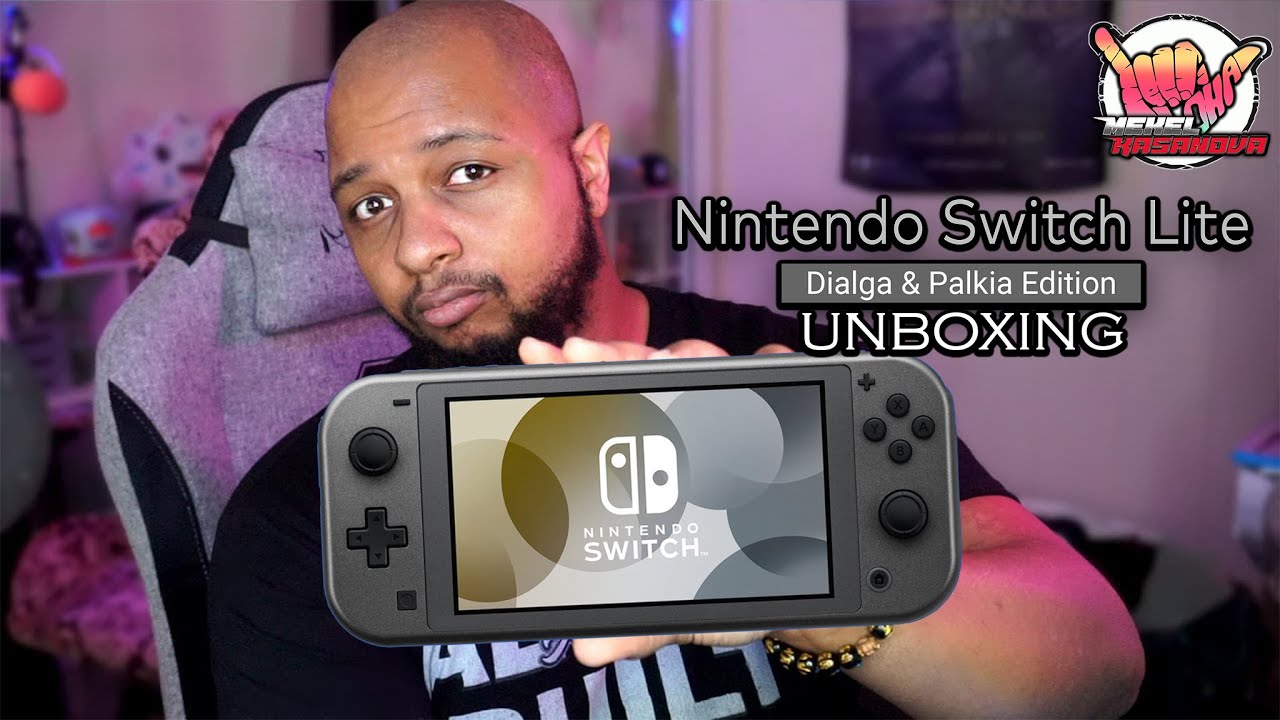 NEW Nintendo Switch Lite Dialga & Palkia Limited Edition | Unboxing & Screen Comparison!