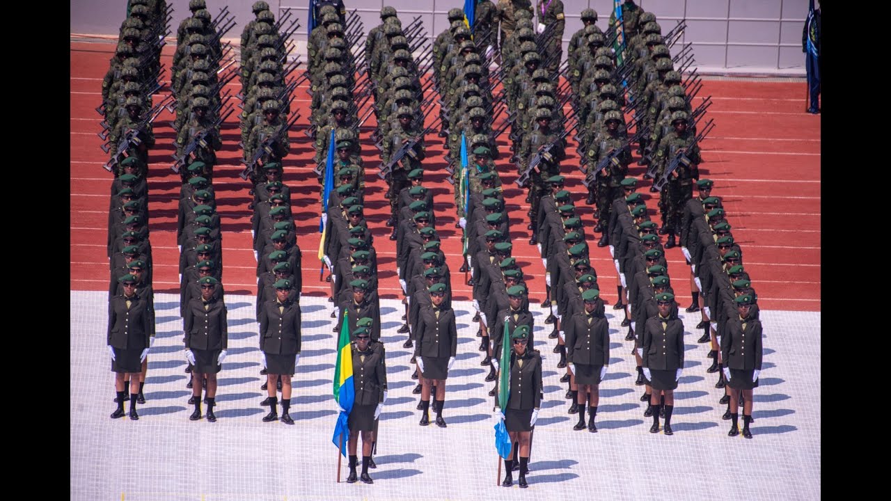 Rwanda defense Force's Parade During Presidential Inauguration