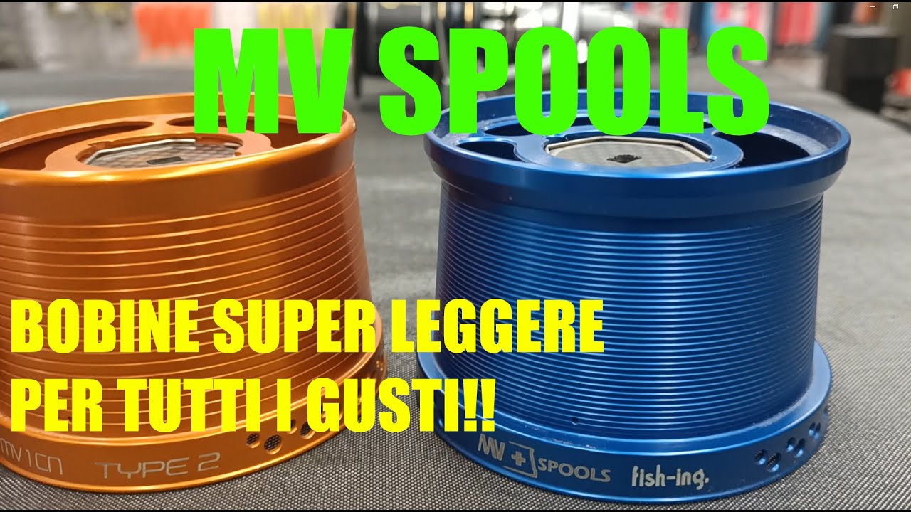 MV Spools - Le bobine in Teflon e in Alluminio per tutte le nostre esigenze con qualità al TOP!!