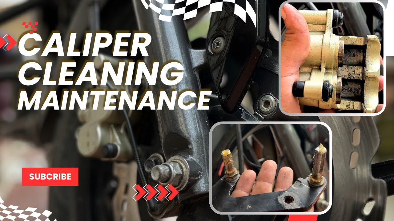 How to clean motorcycle brake caliper #tvs #youtube #viralvideo