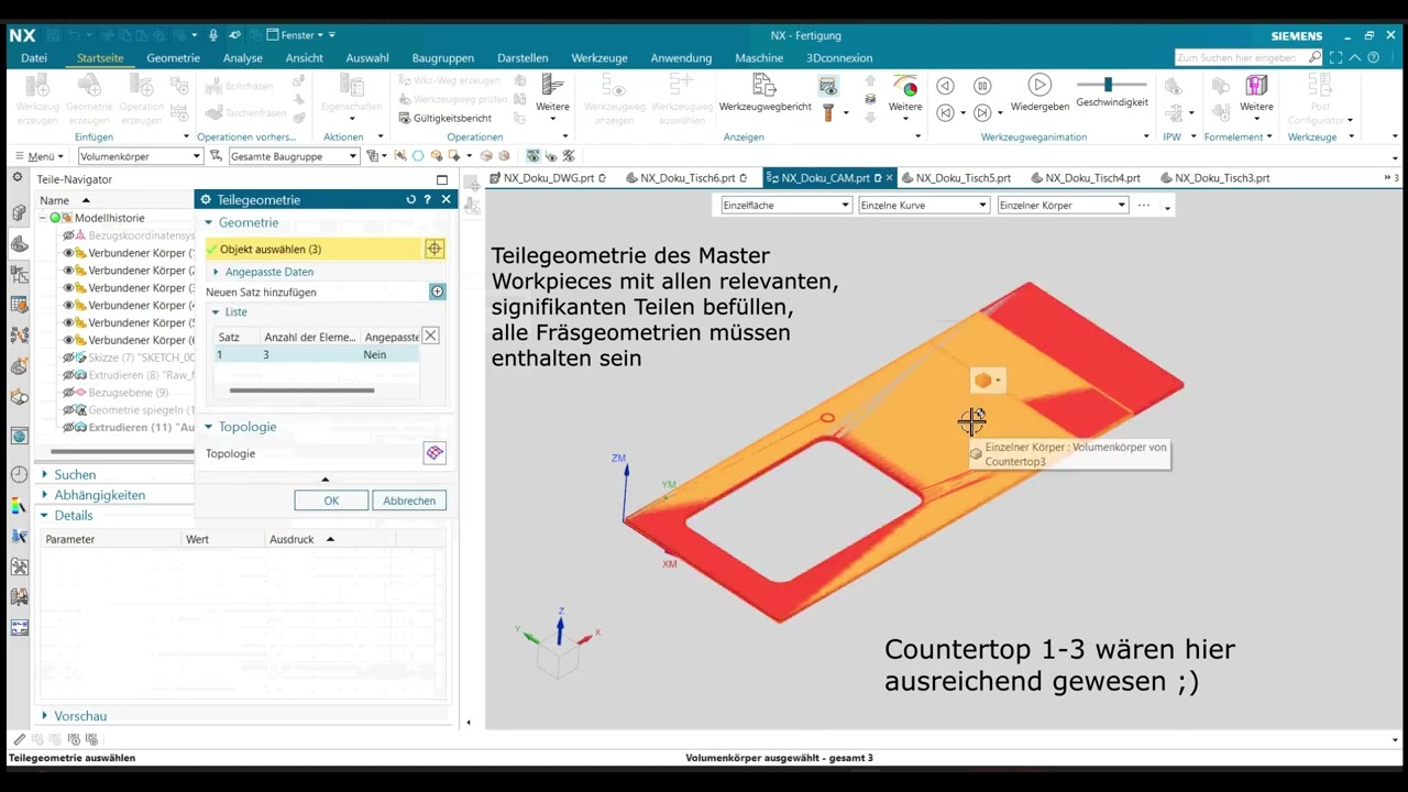 Siemens NX CAM Masterprogramm