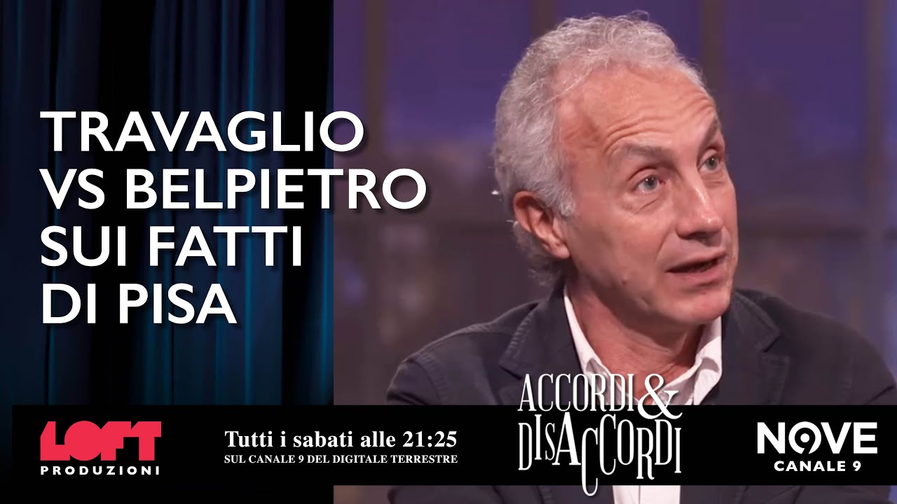 Travaglio vs Belpietro sui fatti di Pisa
