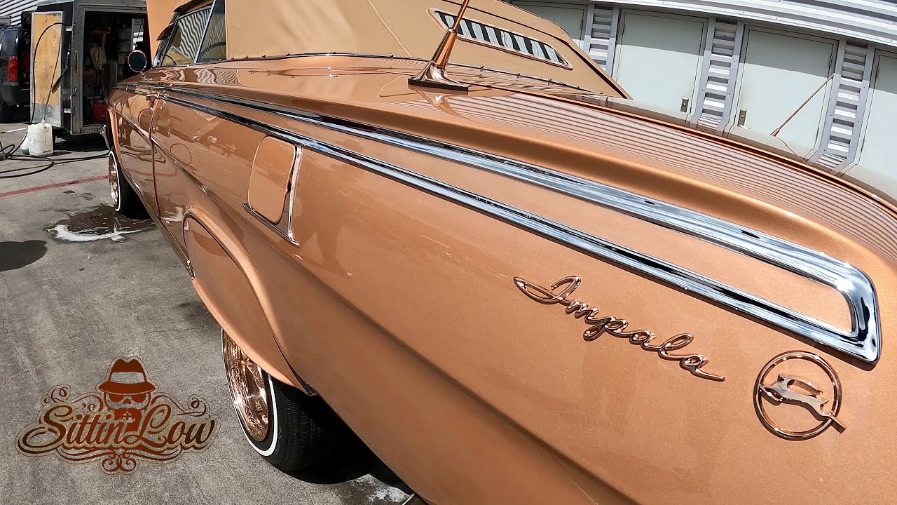 Speedy&rsquo;s Metal Finishing 1962 Chevy Impala! Rose Gold! Arizona Super Show 2021!