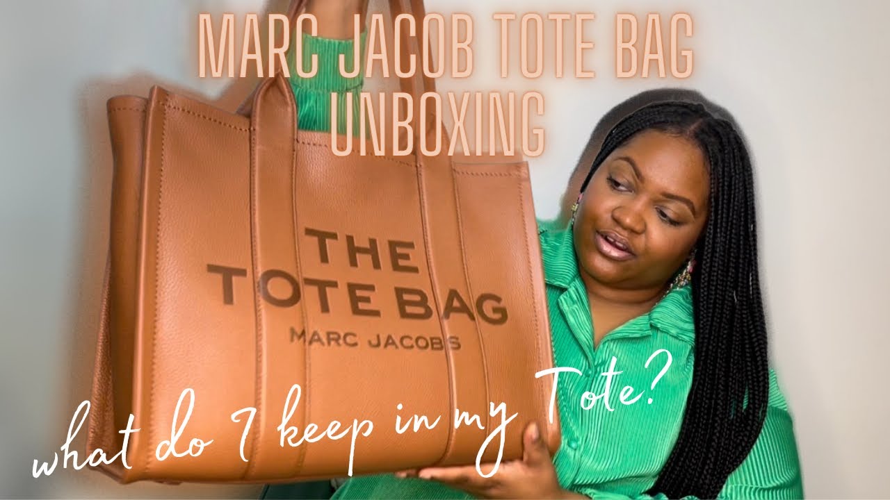 MARC JACOB “THE TOTE BAG” UNBOXING | WHAT’S IN MY BAG?