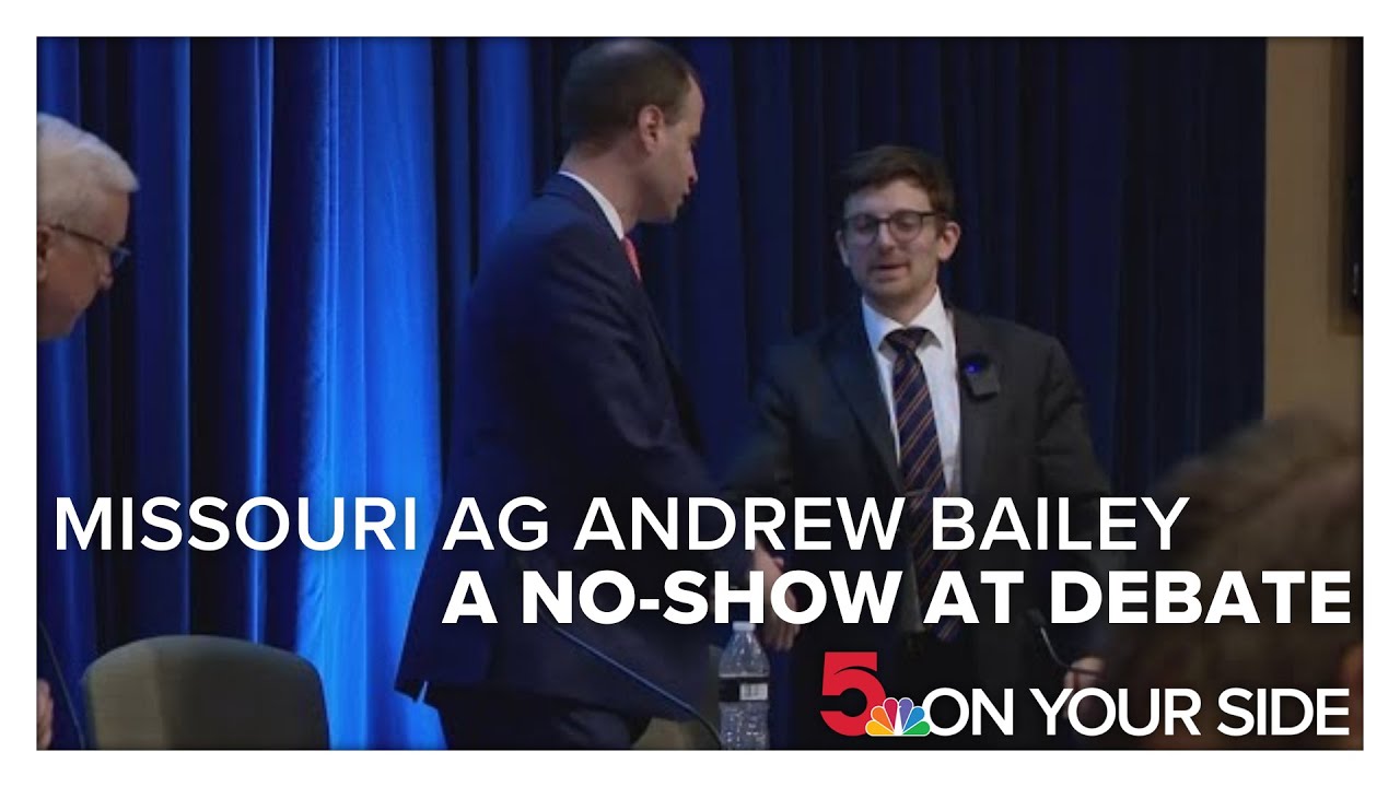 Incumbent Andrew Bailey a no-show as Missouri attorney general candidates square off in debate