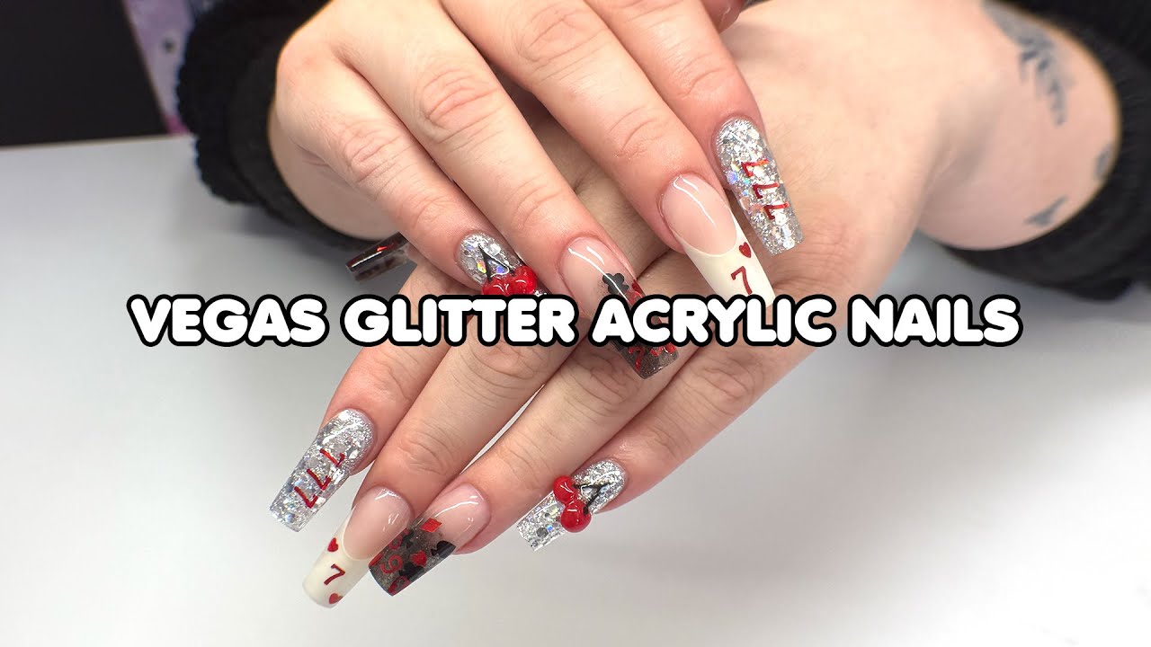 VEGAS ACRYLIC NAIL DESIGN