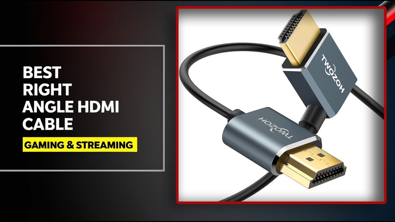 5 Best Right Angle HDMI Cables for Gaming & Streaming