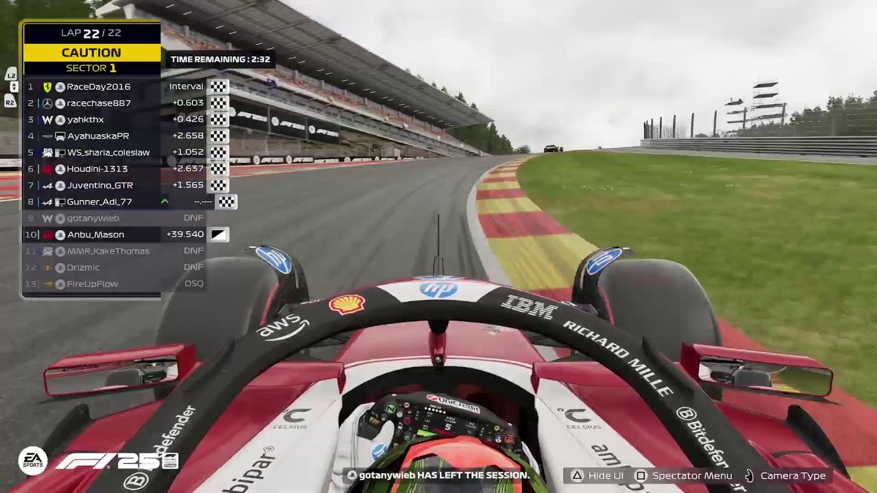 Midwest F1 S17 R11: Belgium
