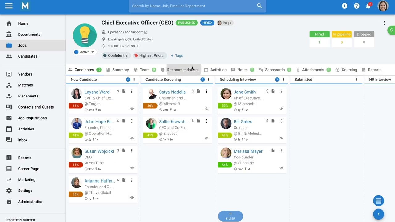 Manatal Demo for HR Departments
