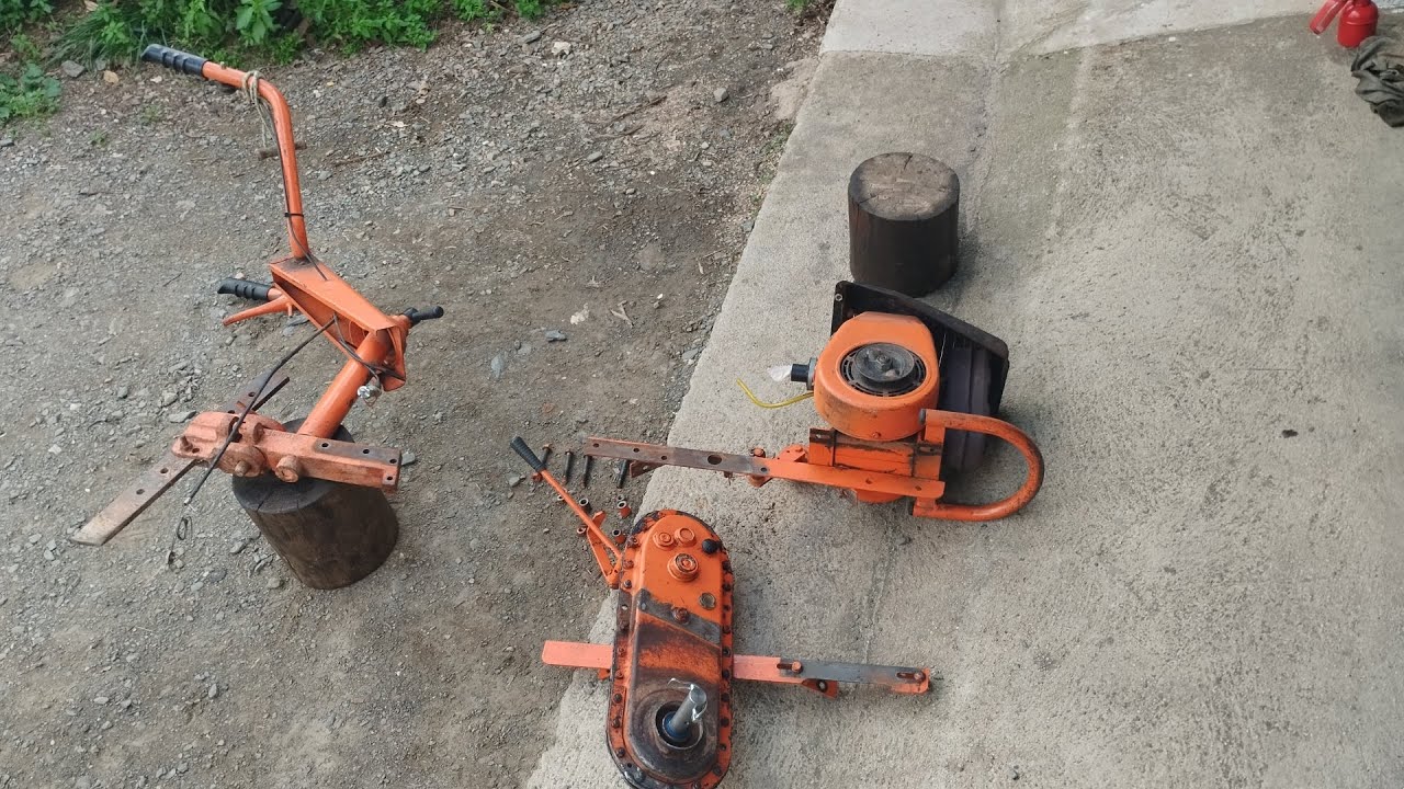 montaje de motocultor piva mc54s (m6)