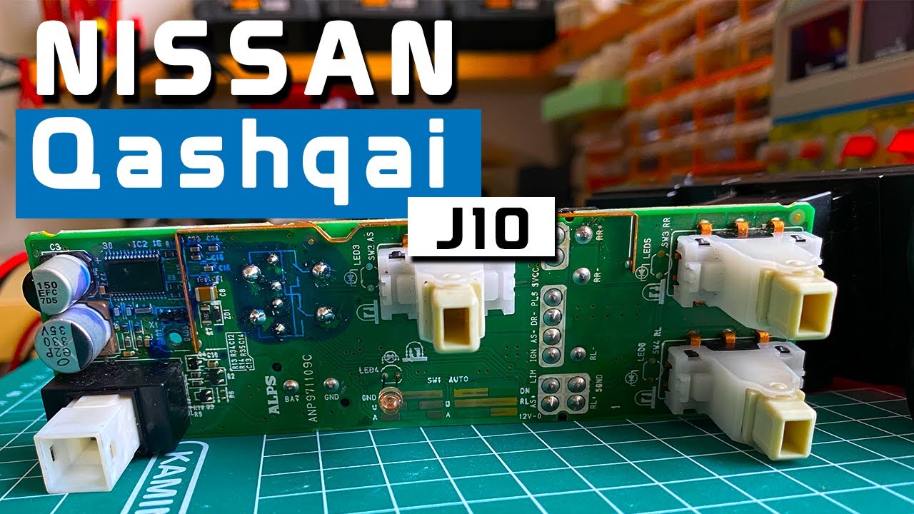 Cam Kumanda Paneli Tamiri Nasıl Yapılır? Nissan Qashqai J10 Açılmayan Cam Sorunu! Detaylı Anlatım!