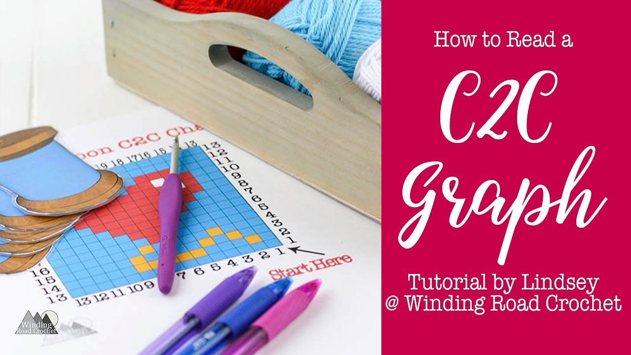 C2C Crochet: How to Read A C2C Graph