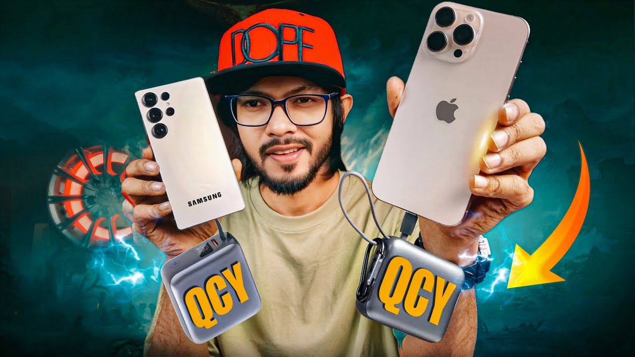 iPhone নাকি Samsung! যেকোনো ফোনের জন্যই পারফেক্ট QCY 45W & 35W এই পাওয়ার ব্যাংক!