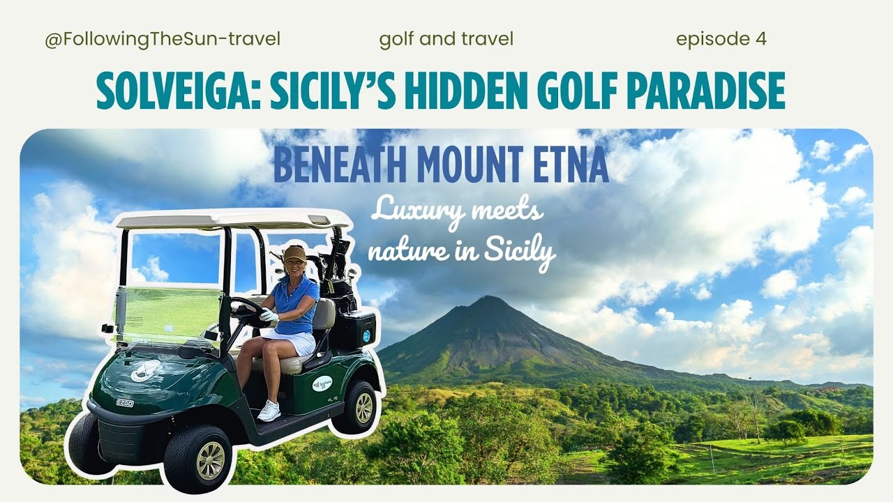 Helicopter Over Mount Etna & Luxury Golf Beneath a Volcano Sicily Travel Vlog||Following The Sun
