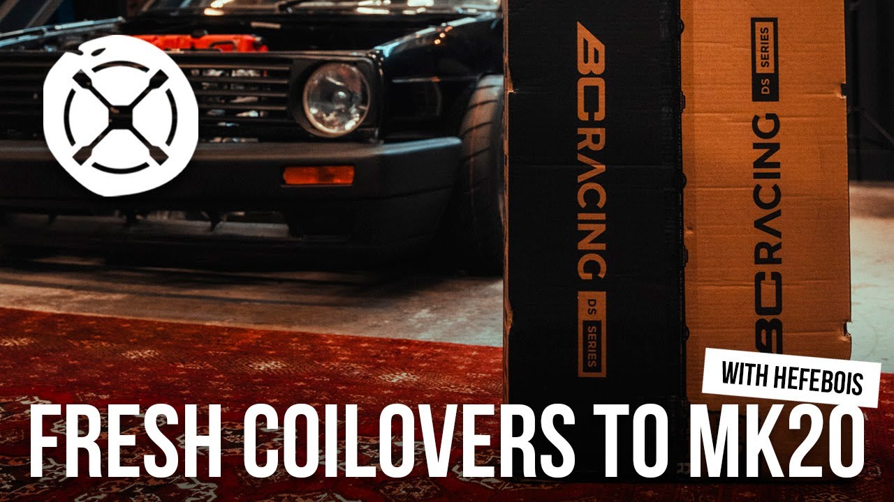 FRESH COILOVERS from BC RACING FI to our MK20! VW Golf mk2 | Convoy Projects EP5