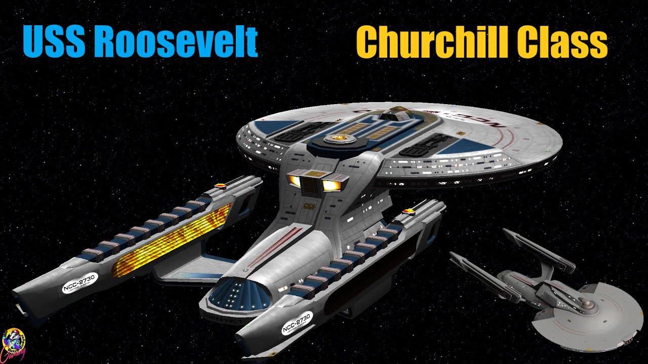 USS Roosevelt (Churchill Class) VS Shangri-La Class - Both Ways - Star Trek Starship Battles