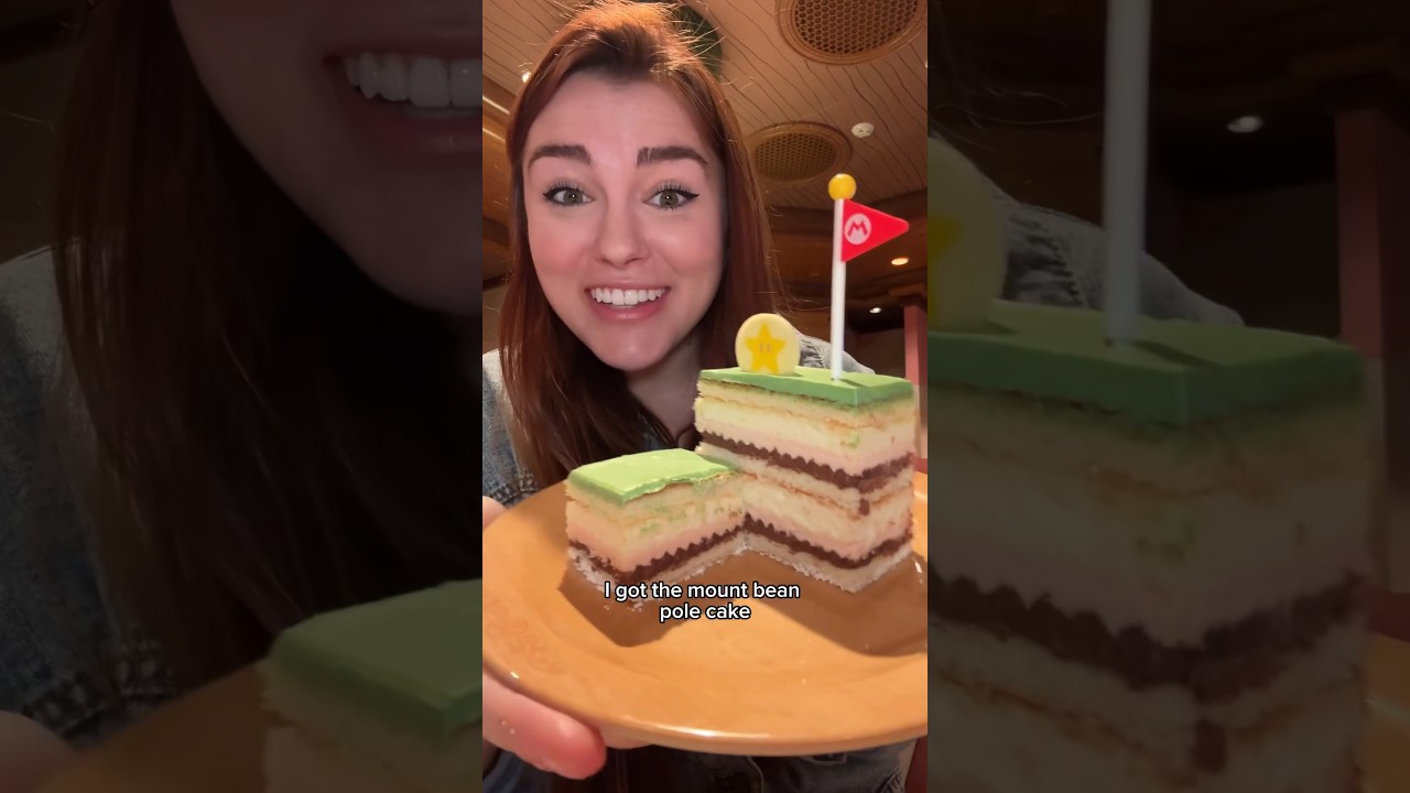 Everything I ate at Super Nintendo world! #foodie #shorts #eating #nintendo #universalstudios