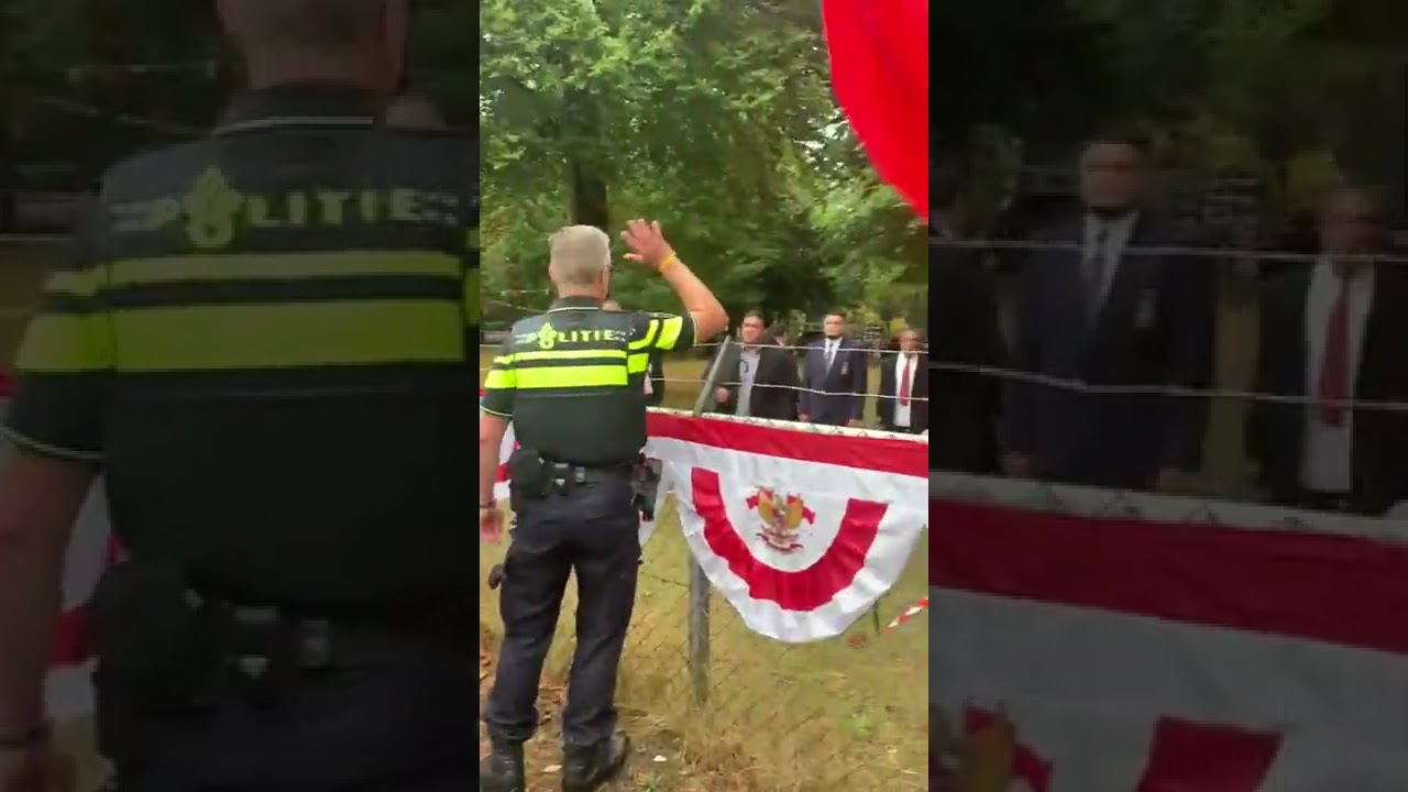 Demonstration Wassenaar Official Residence Indonesian ambassador 17-08-2022