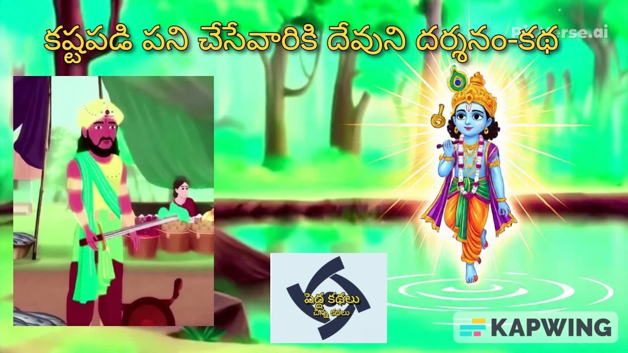 కష్టపడి పని చేసేవారికి దేవుని దర్శనం-కథ @పెద్ద కథలు-చిన్న కథలు #telugustories​​​ #telugumoralstories