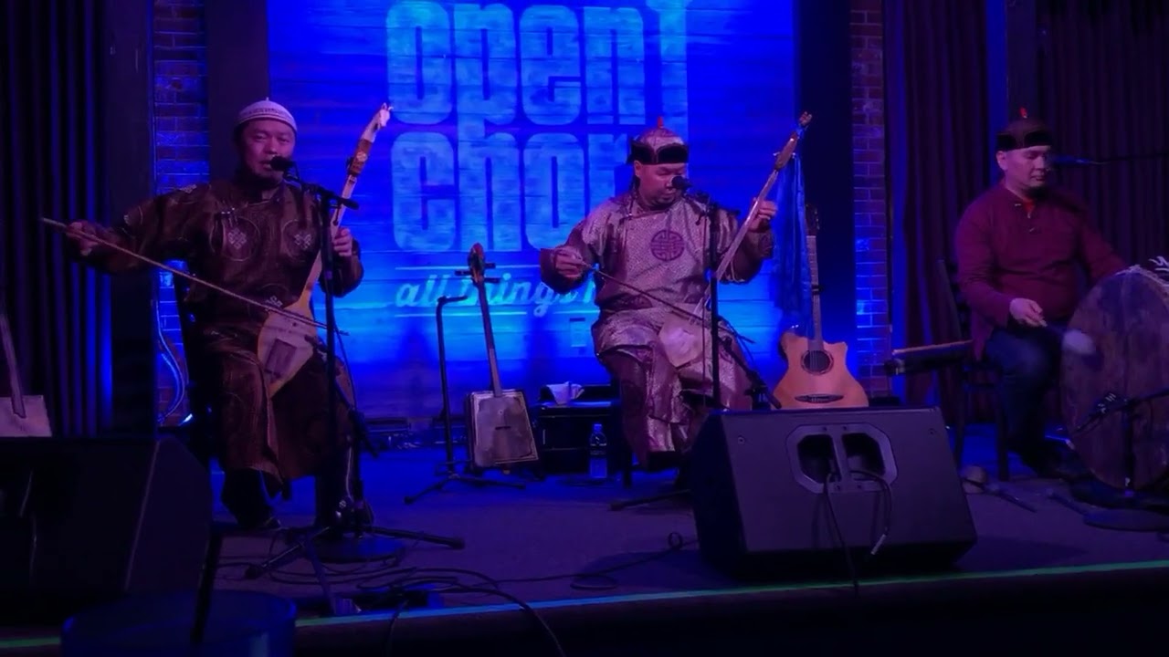 ALASH ENSEMBLE AND 2 LOST AMERICANS - TUVAN THROAT SINGING - KNOXVILLE 2018