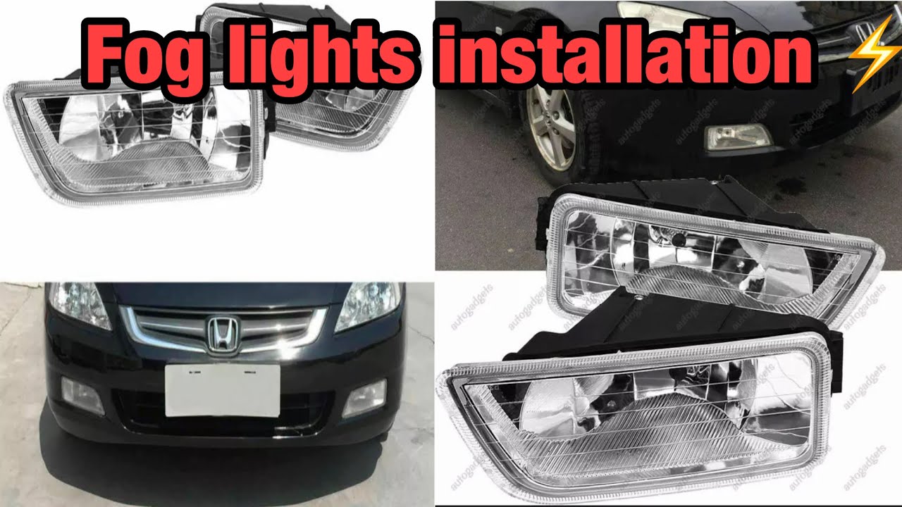 06-07 accord instalación de fog lights/alógenos