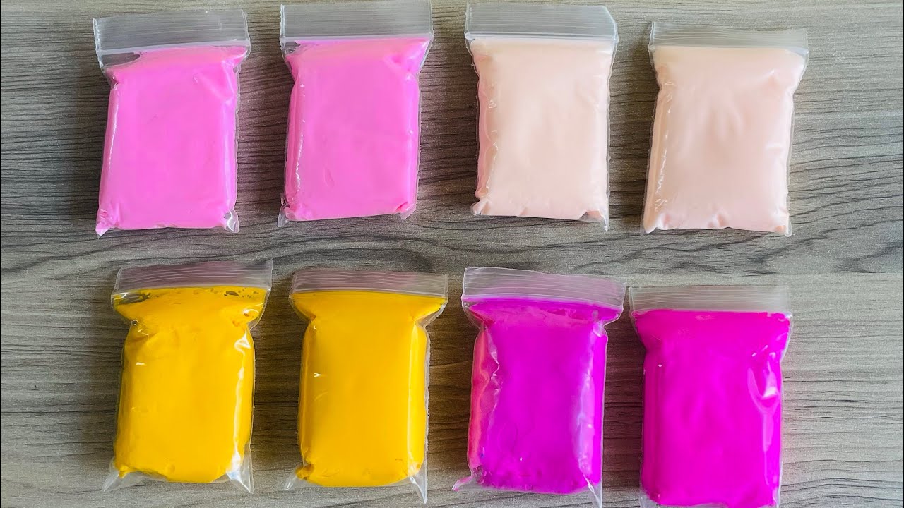 Bright Colour Clay Mixing🌻ASMR🌻🌻🌻🌻