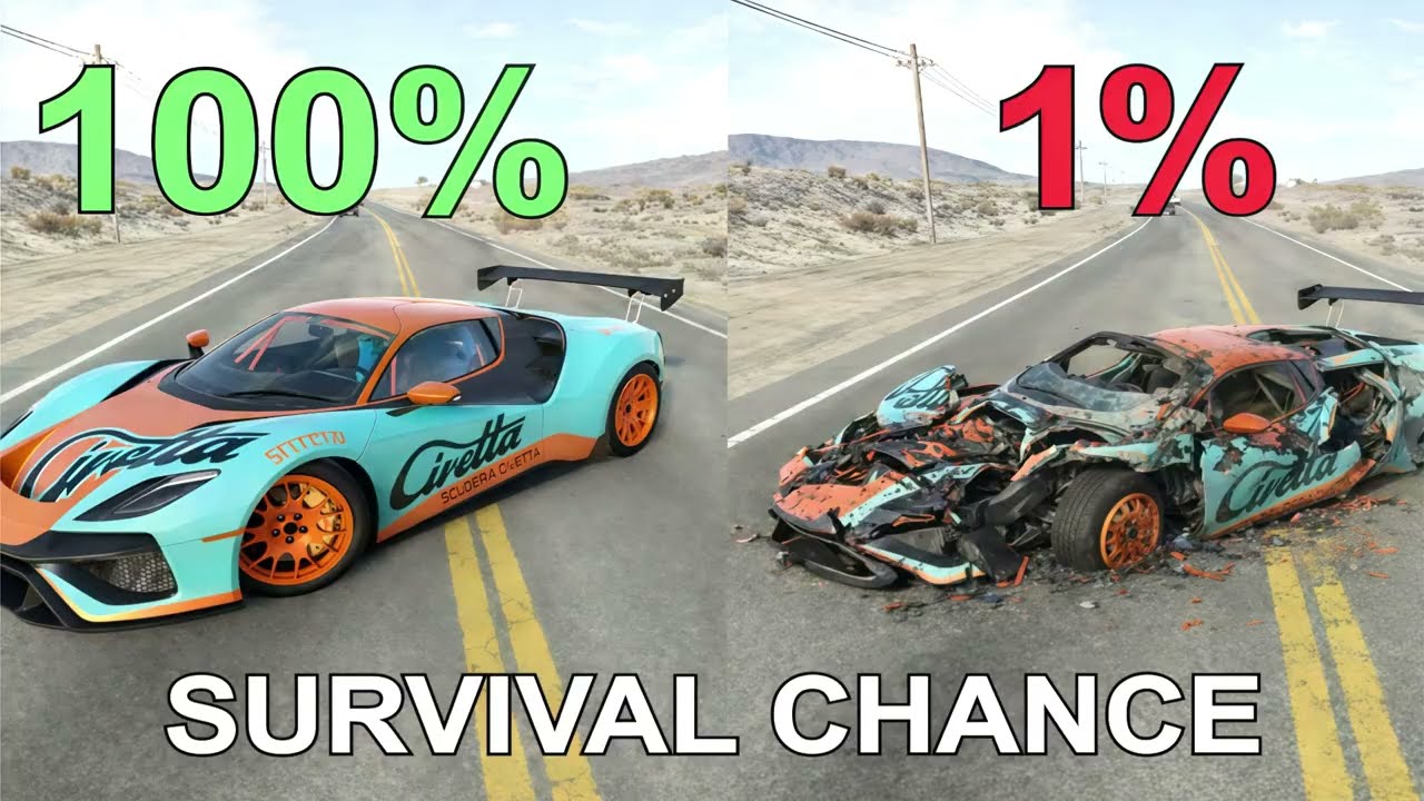Realistic Survival Chance Crashes #1 | BeamNG.drive