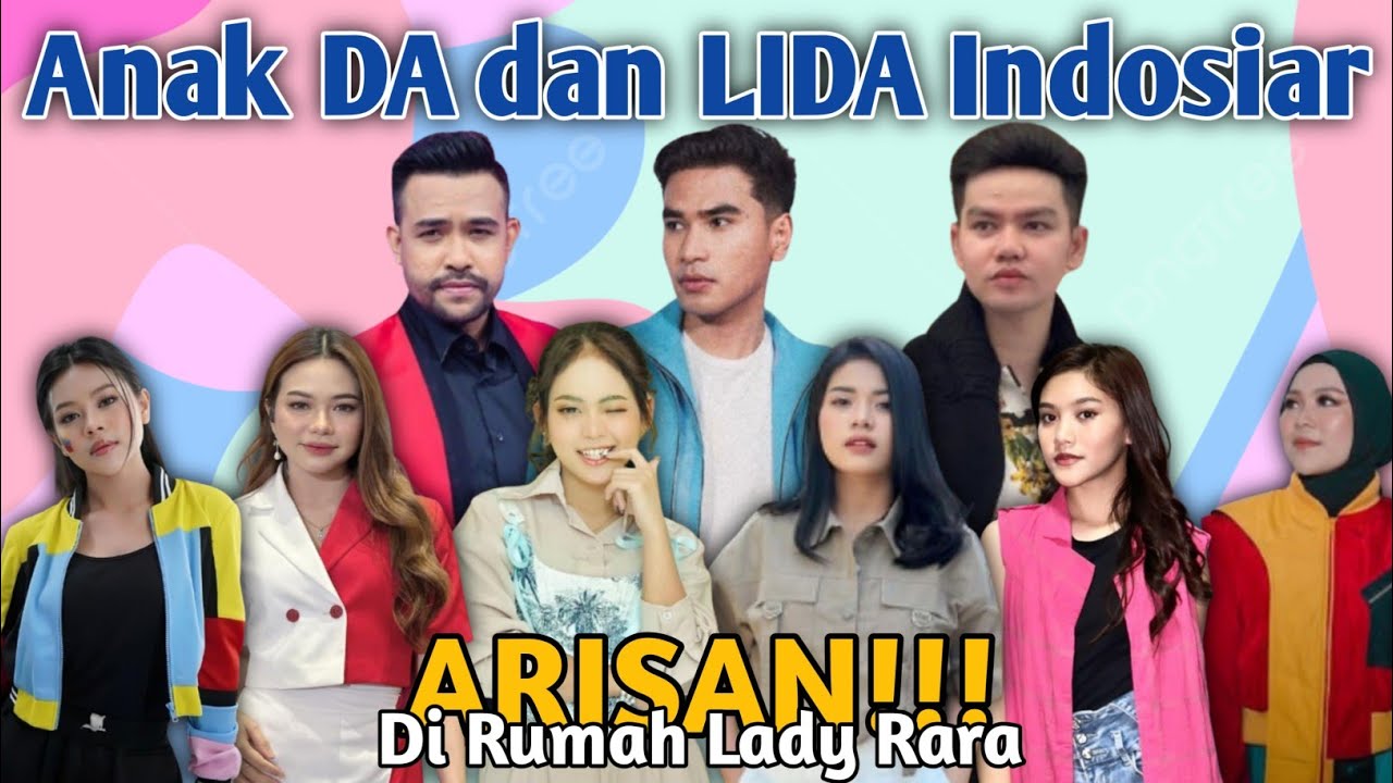 MENANG BANYAK‼️Keseruan Arisan Anak DA dan LIDA di Rumah Lady Rara❗Putri Hari Selfi Aulia Faul dkk