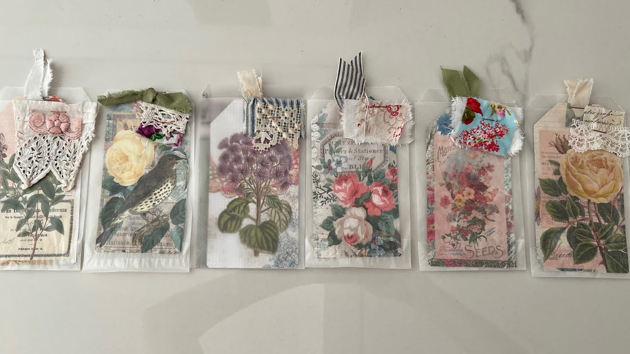 #roxysweeklychallenge 2023 | WEEK 36 | TUTORIAL Simple decorated glassine bags + how to make one