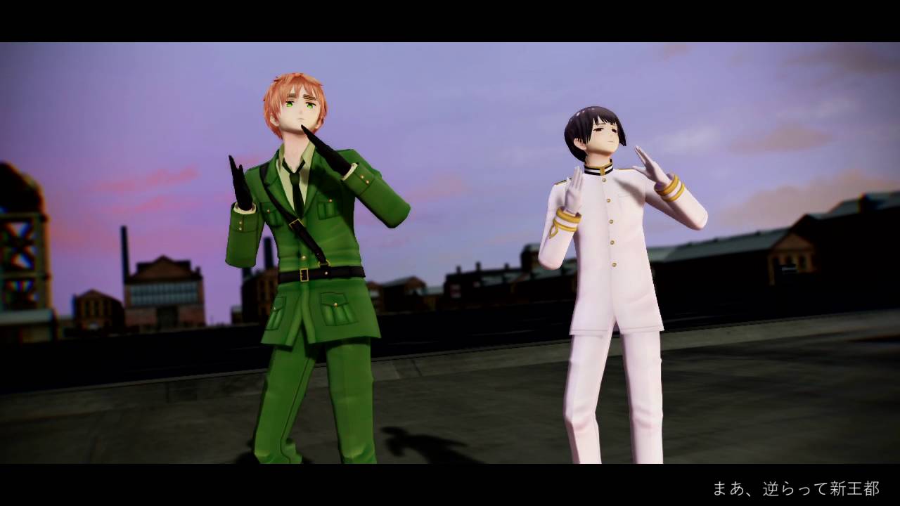 【APヘタリアMMD】島国でブリキノダンス