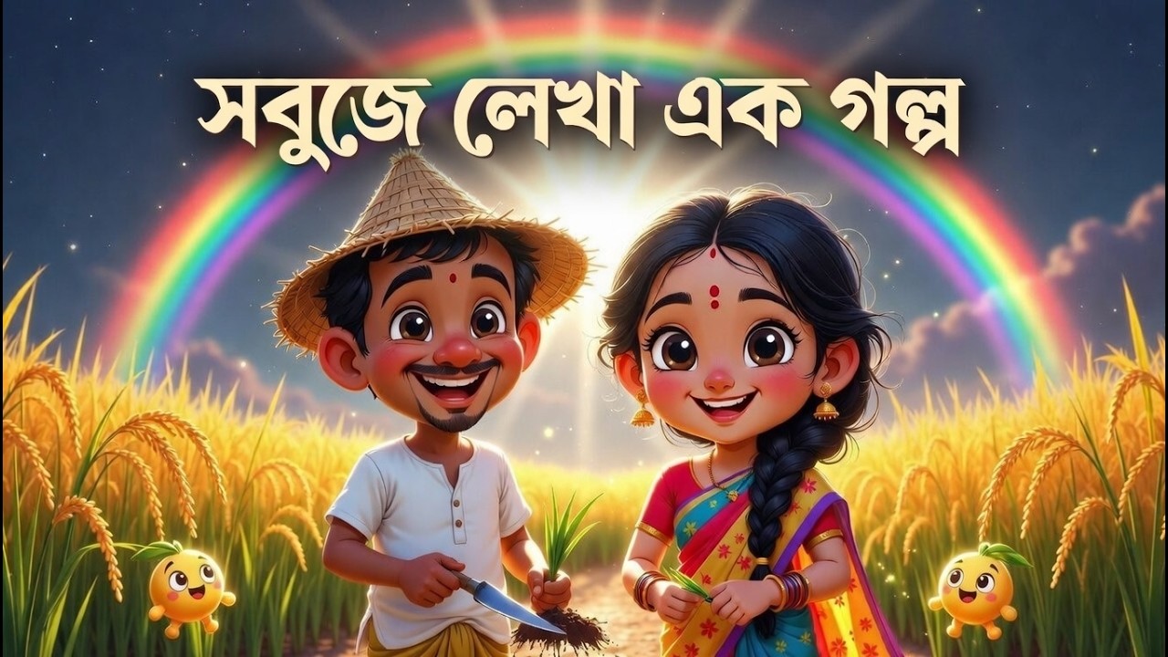 সবুজে লেখা এক গল্প | Bengali Fairy Tales | Bengali Moral Story | Bangla Cartoon Viedo | Sony Kids