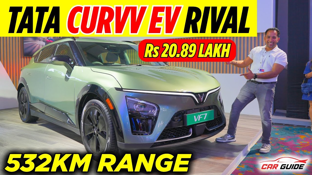 532KM Range in Rs 20 Lakh Electric Car 🔥 Vinfast VF7 🤯 70kwh Battery Back + AWD + ADAS Safety 🔥