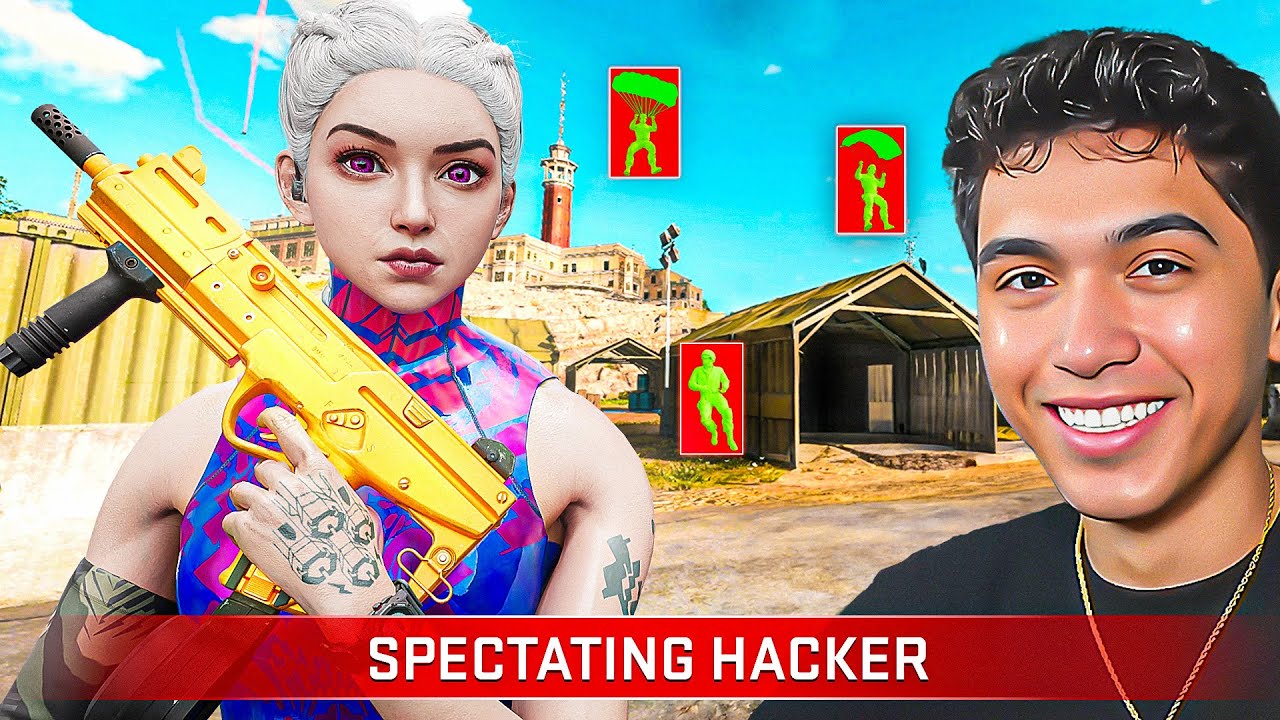 Spectating 1 Hacker vs 44 Bots on Warzone