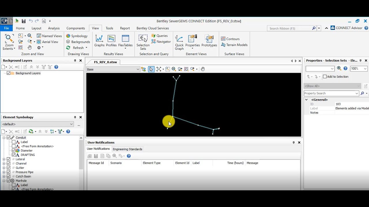 Simple SewerGEMS Sewage Model in 20 Minutes