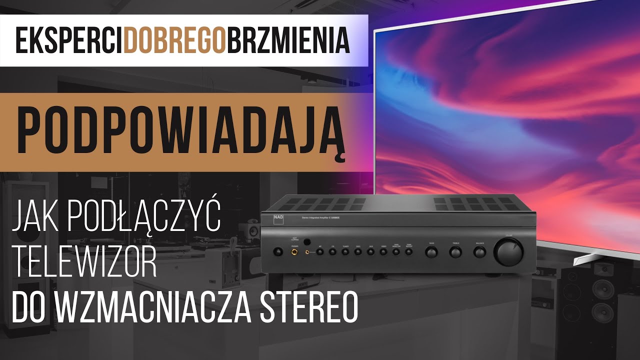 Jak podłączyć telewizor do wzmacniacza stereo | Poradnik