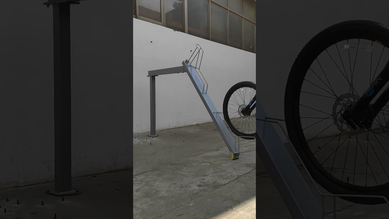 Double Decker Bike Cycle Parking Stand Bicycle Floor Holder Rack, Bike Rack, Bicycle Rack