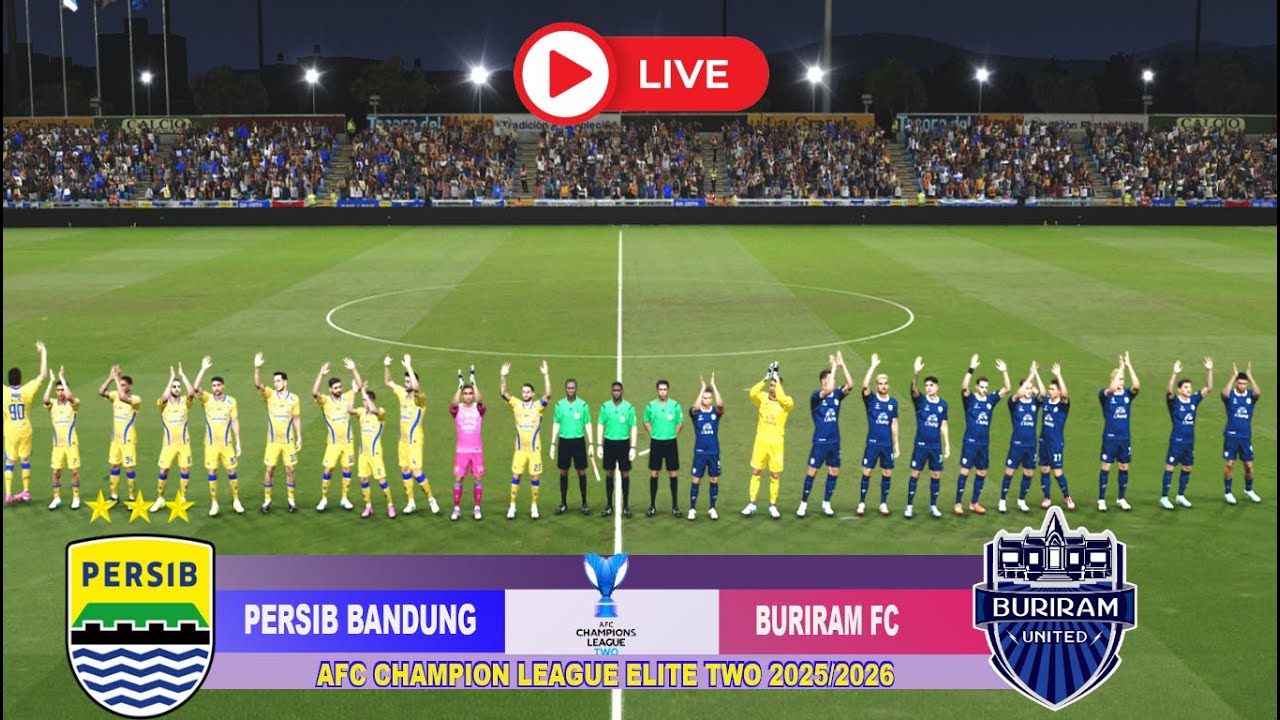 🔴LIVE  PERSIB BANDUNG VS BURIRAM AFC CHAMPION TWO 2026  SIMULASI GAME