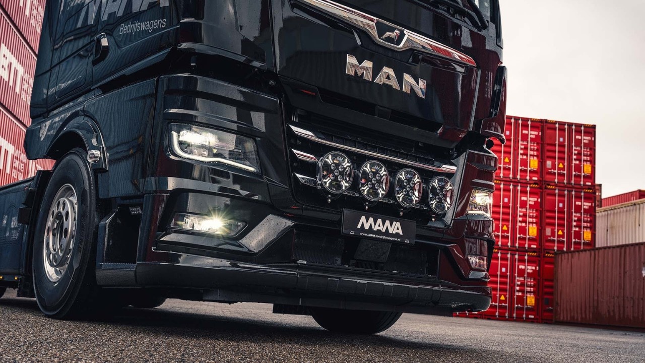 TRALERT® Lighting Upgrade | Brand New MANA TGX Demo Truck