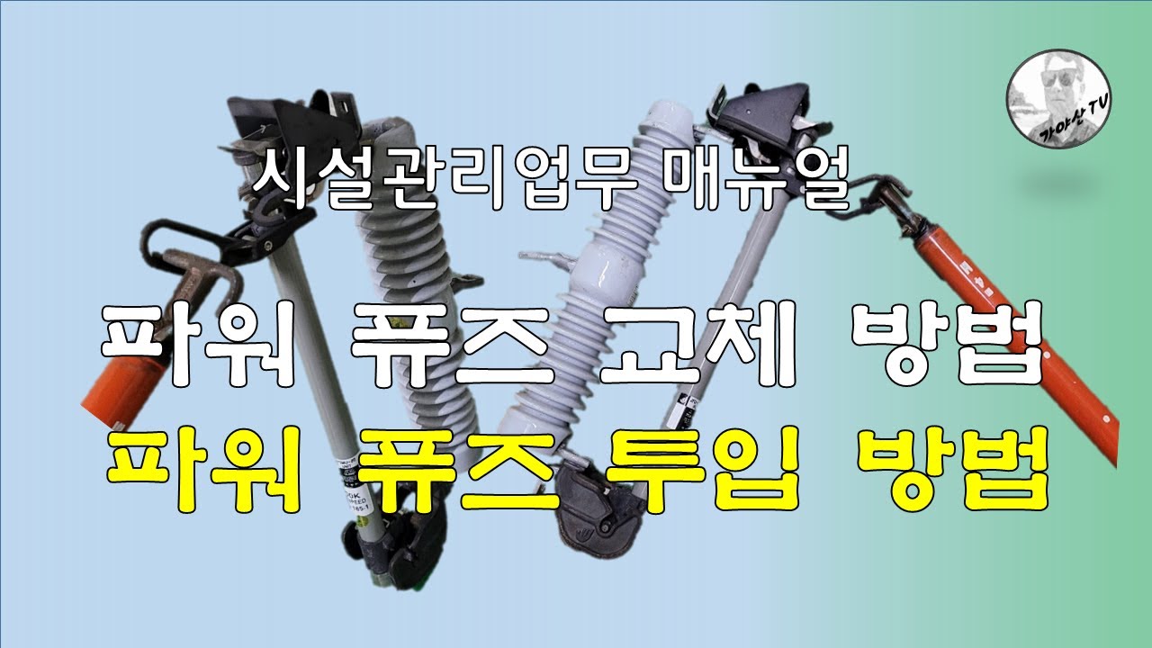 파워퓨즈(비한류형) 교체와 파워퓨즈 투입 방법