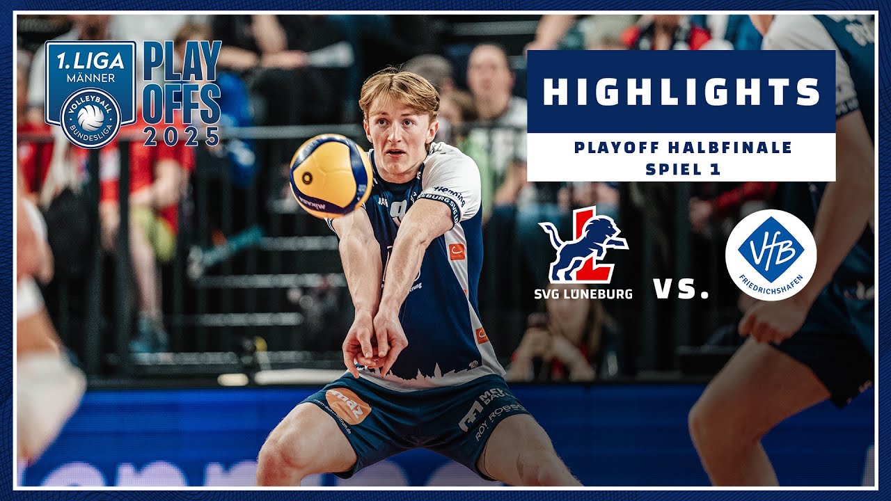 HIGHLIGHTS | SVG Lüneburg vs. VfB Friedrichshafen | Playoffs 2025 | Halbfinale Spiel 1
