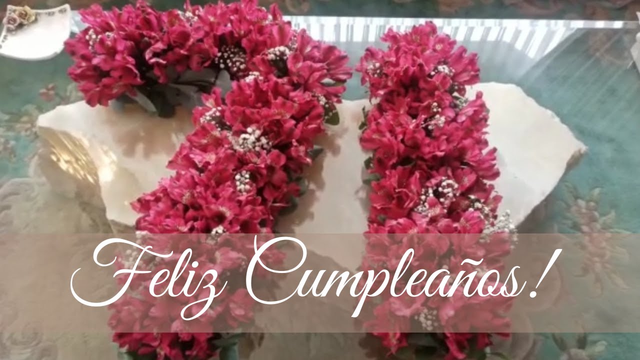 Cómo realizar NÚMEROS CON FLORES!