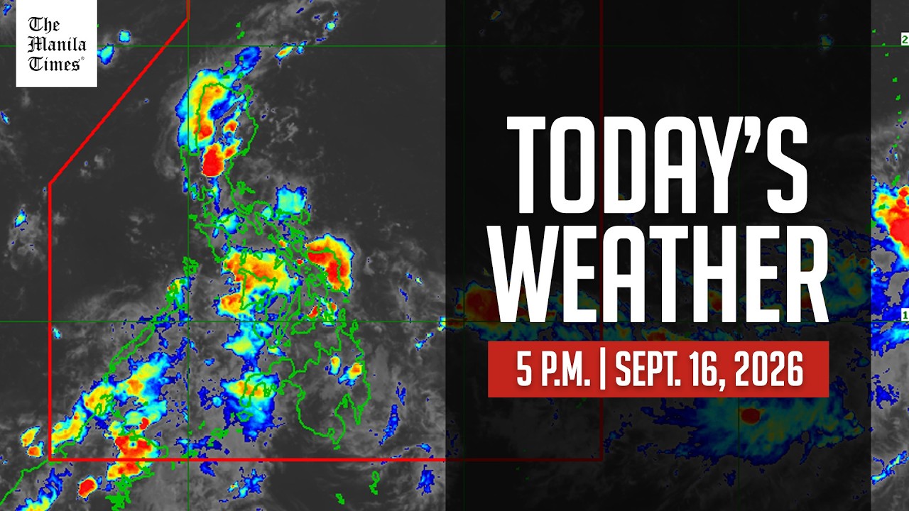 Today's Weather, 5 P.M. | Sept. 16, 2026