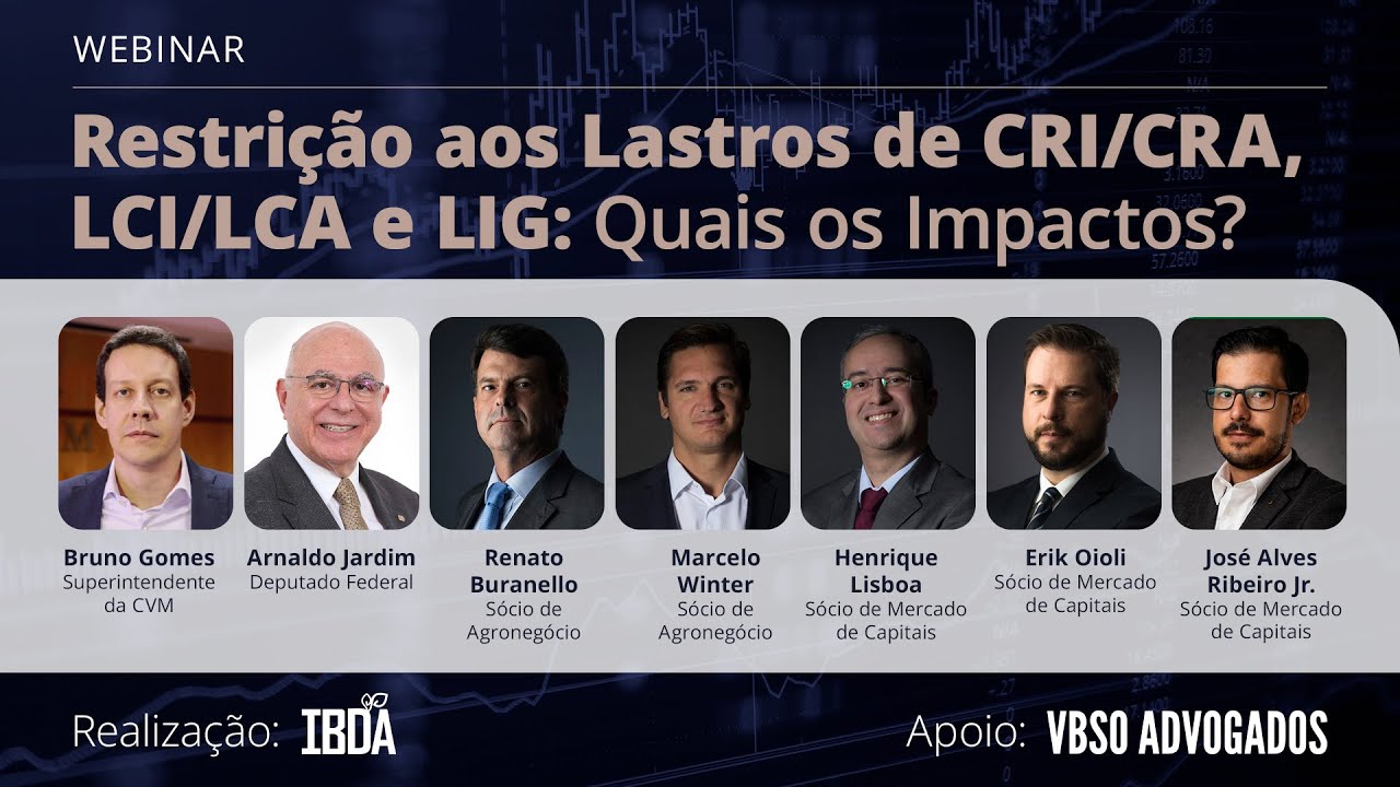 Restrição aos Lastros de CRI/CRA, LCI/LCA e LIG: Quais os Impactos para o Mercado de Capitais?