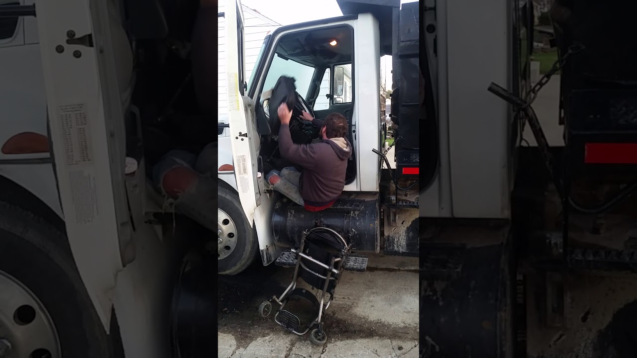 T-9 Paraplegic Transferring to Dump Truck - Shortridge